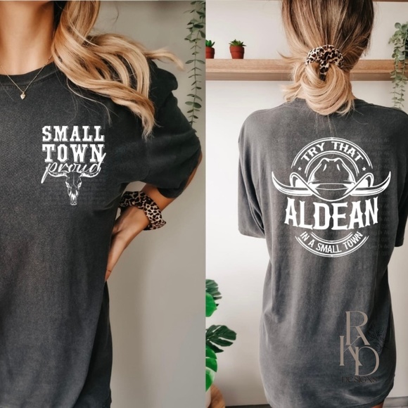 Jason Aldean Small Town Proud Shirt - Picture 1 of 2